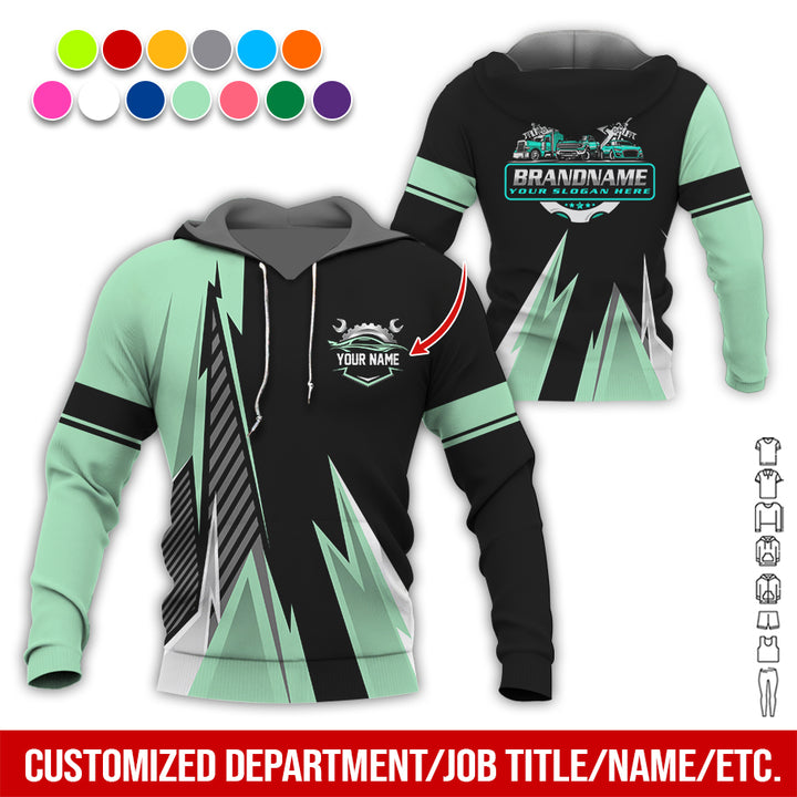 Personalized Name Auto Service All Over Printed Clothes RN211