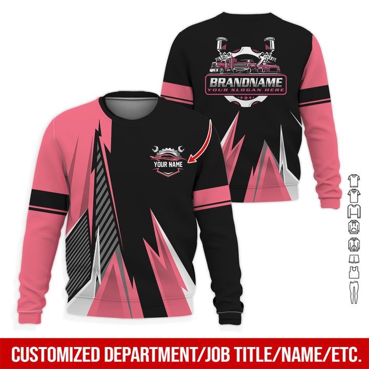 Personalized Name Auto Service All Over Printed Clothes RN211