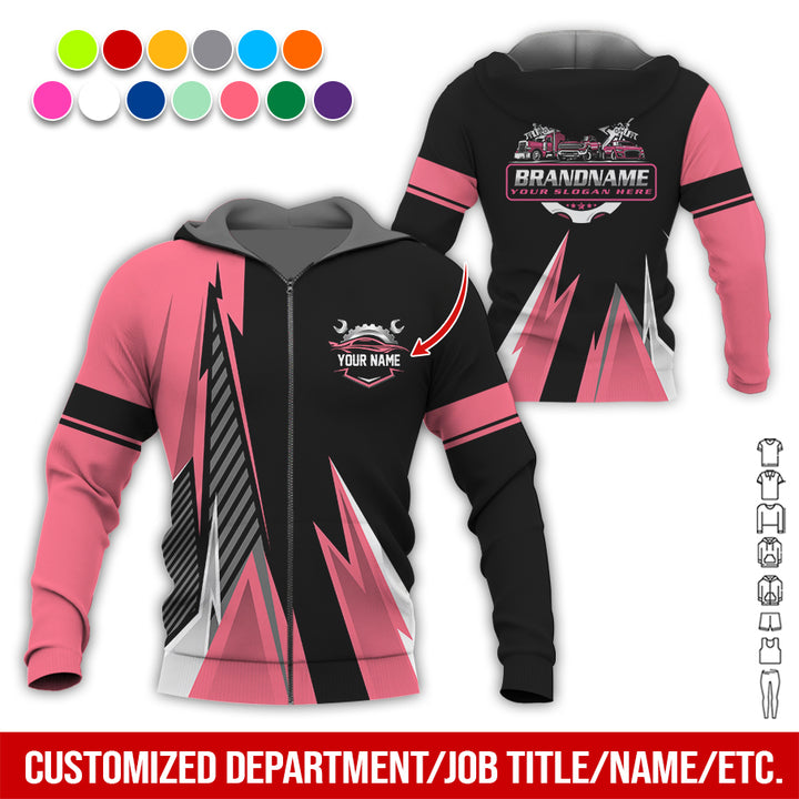 Personalized Name Auto Service All Over Printed Clothes RN211