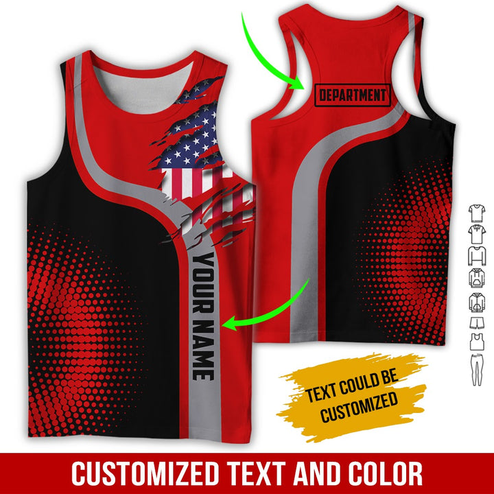 Personalized Name And Department 3D All Over Printed Clothes MH395