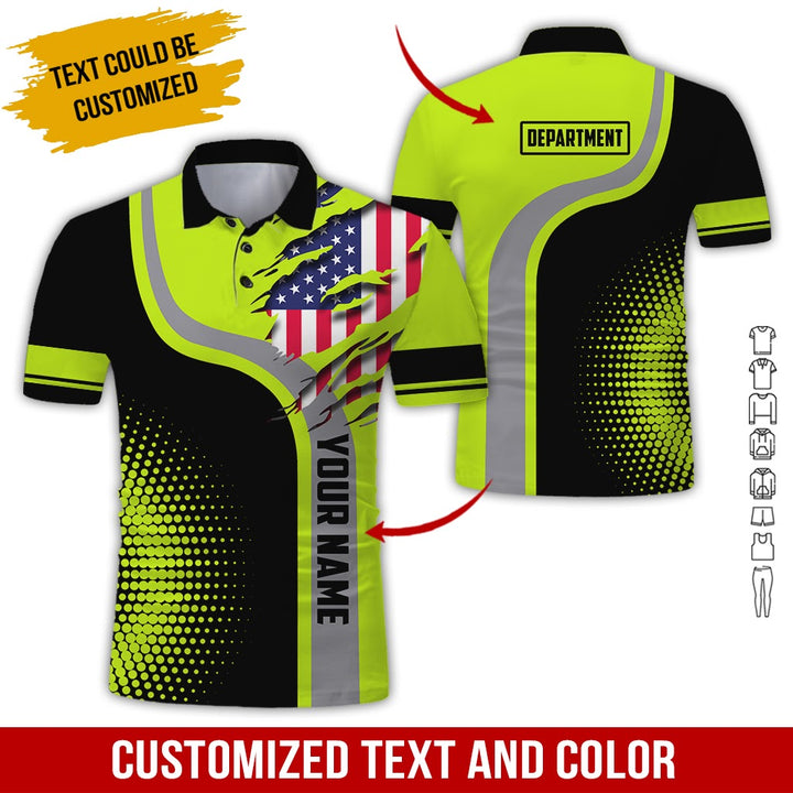 Personalized Name And Department 3D All Over Printed Clothes MH395
