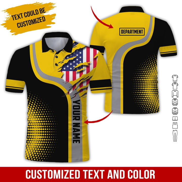 Personalized Name And Department 3D All Over Printed Clothes MH395