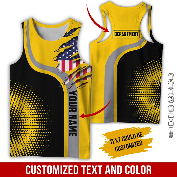 Personalized Name And Department 3D All Over Printed Clothes MH395