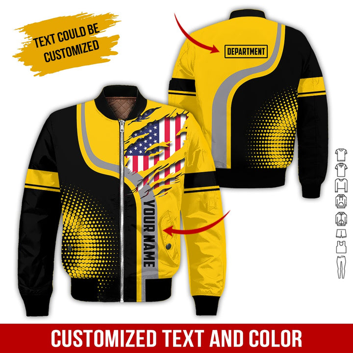 Personalized Name And Department 3D All Over Printed Clothes MH395