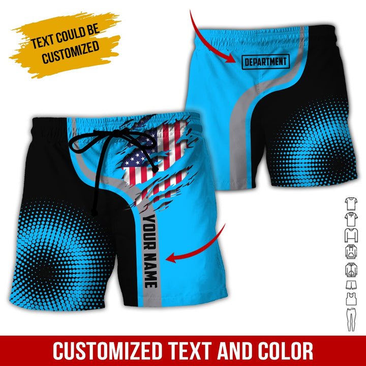 Personalized Name And Department 3D All Over Printed Clothes MH395