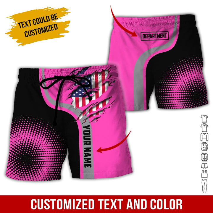 Personalized Name And Department 3D All Over Printed Clothes MH395