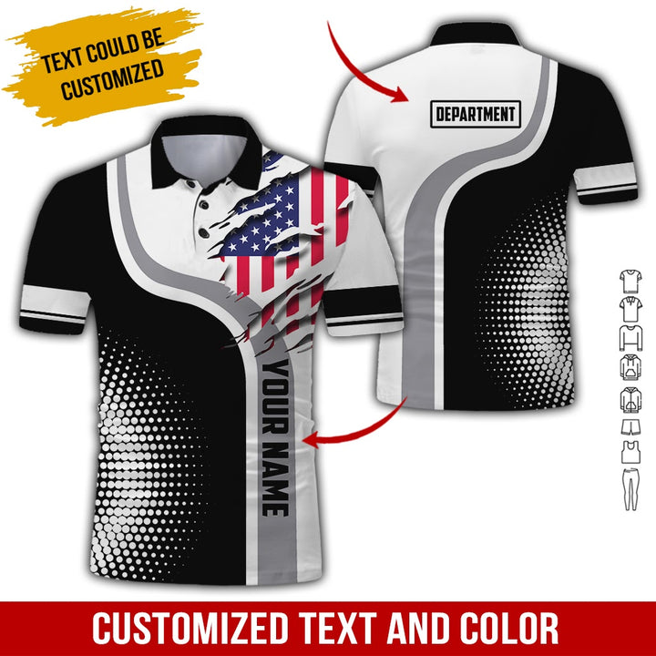 Personalized Name And Department 3D All Over Printed Clothes MH395