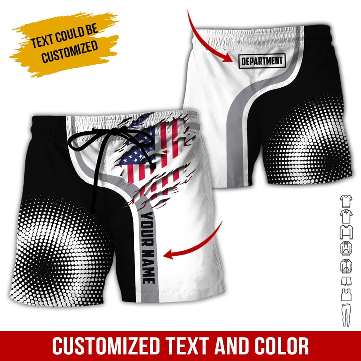 Personalized Name And Department 3D All Over Printed Clothes MH395