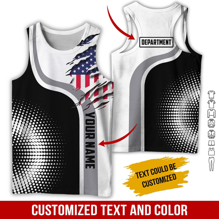 Personalized Name And Department 3D All Over Printed Clothes MH395
