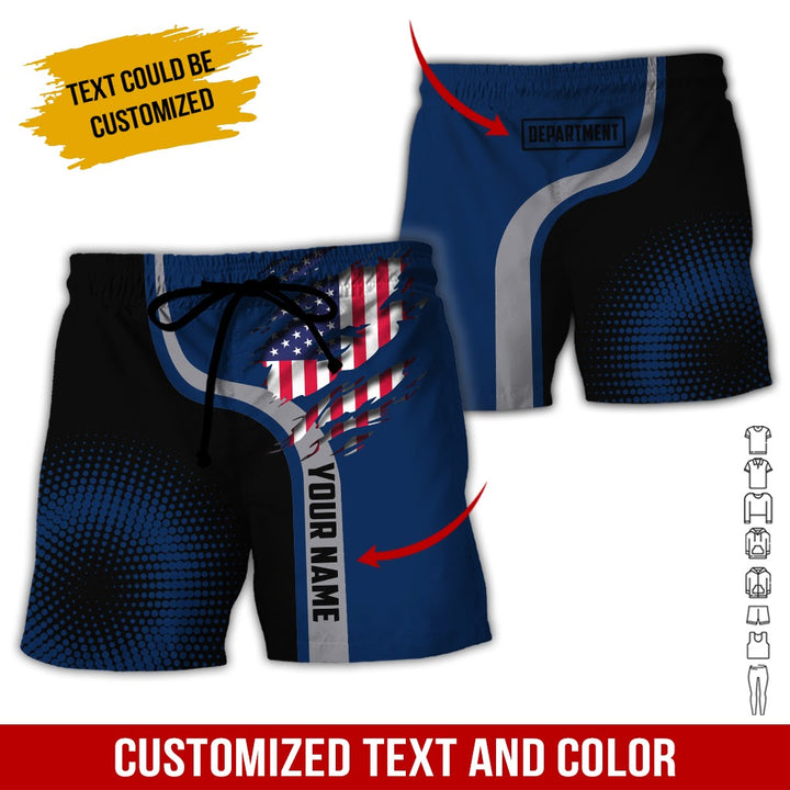 Personalized Name And Department 3D All Over Printed Clothes MH395