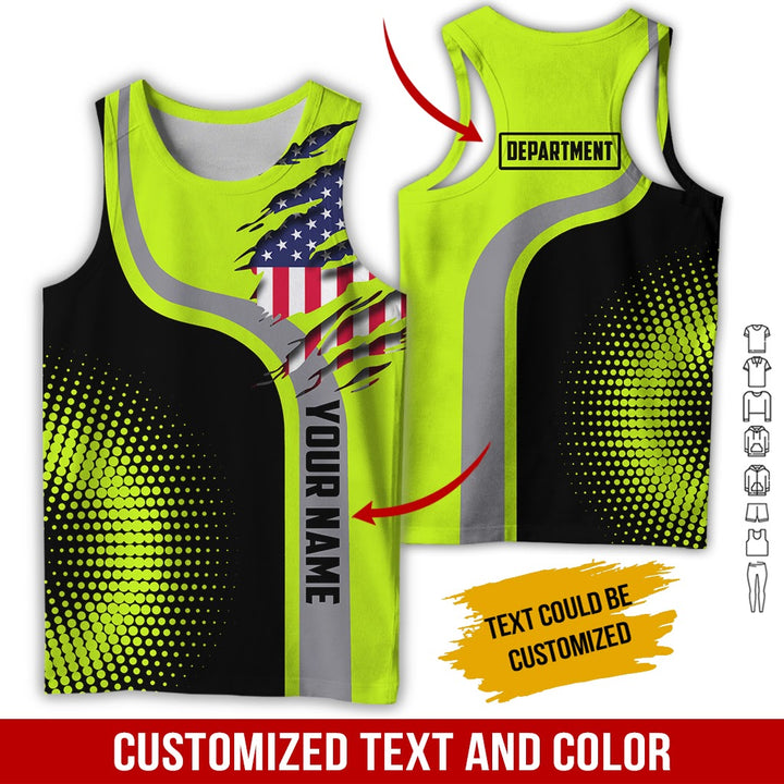Personalized Name And Department 3D All Over Printed Clothes MH395