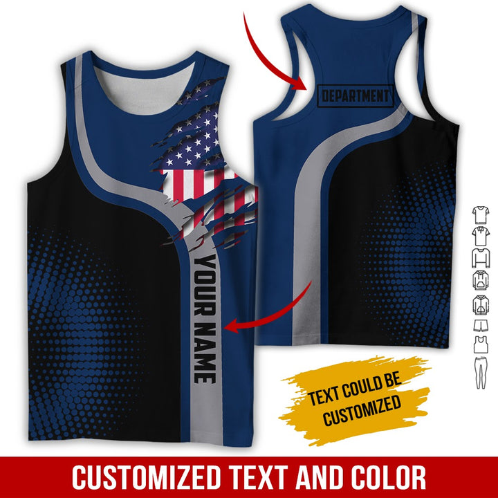 Personalized Name And Department 3D All Over Printed Clothes MH395