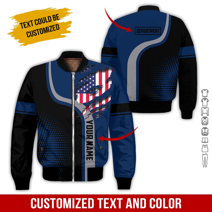 Personalized Name And Department 3D All Over Printed Clothes MH395