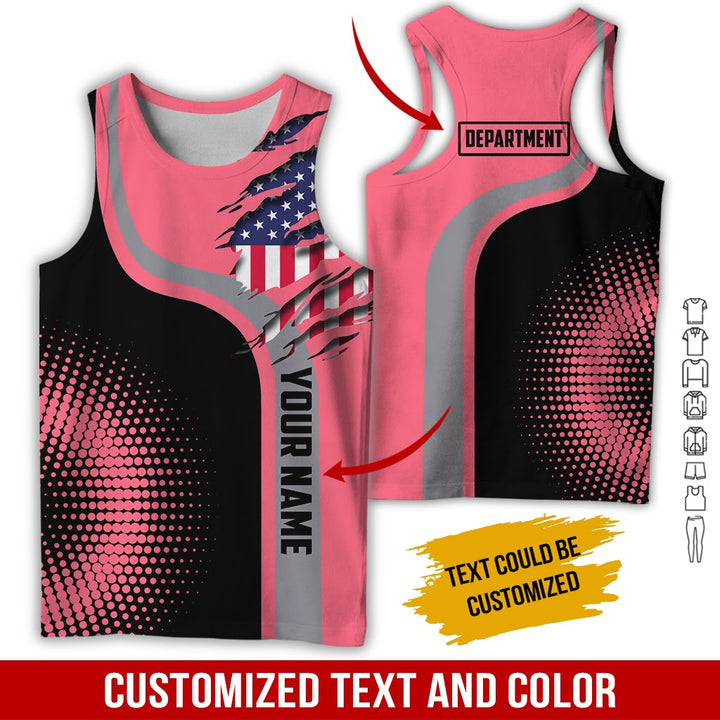 Personalized Name And Department 3D All Over Printed Clothes MH395