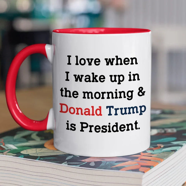 A Moment Of Change We Can All Embrace - US Elections Accent Mug - Trump Accent Mug
