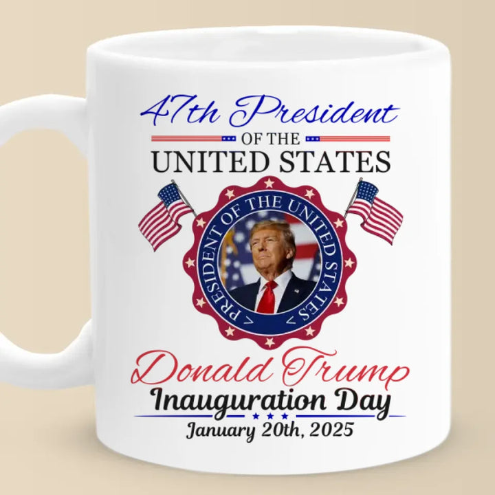 A Cohesive People, A Mighty Nation - US Elections Accent Mug - Trump Accent Mug