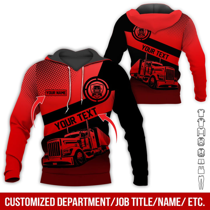 Customized Truck Driver Uniform Full Color All Over Printed Clothes AD156