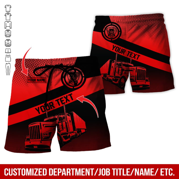 Customized Truck Driver Uniform Full Color All Over Printed Clothes AD156