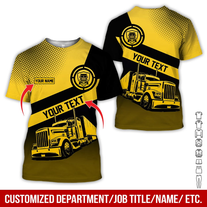 Customized Truck Driver Uniform Full Color All Over Printed Clothes AD156