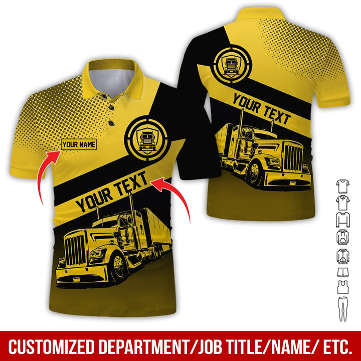 Customized Truck Driver Uniform Full Color All Over Printed Clothes AD156