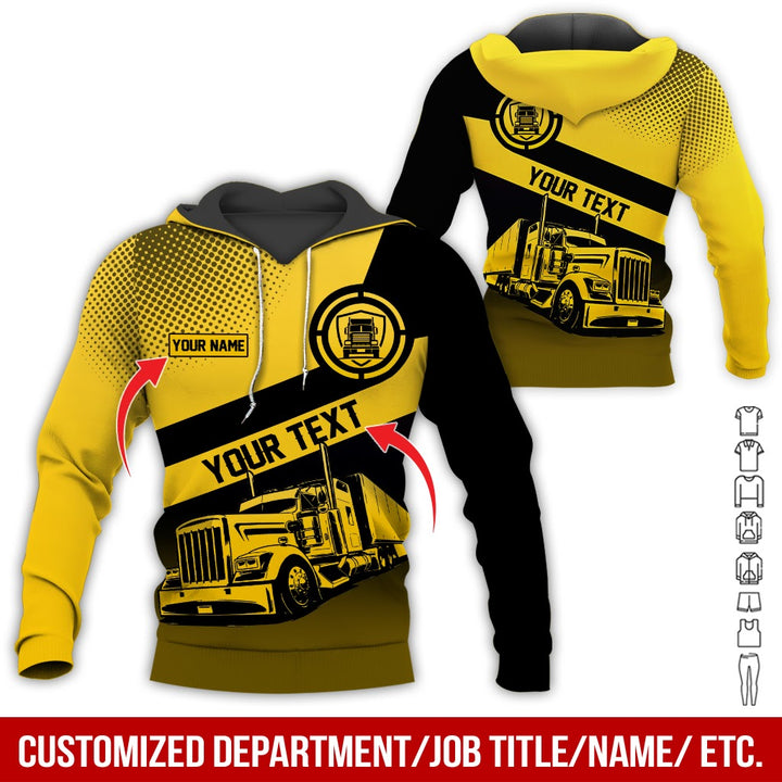 Customized Truck Driver Uniform Full Color All Over Printed Clothes AD156