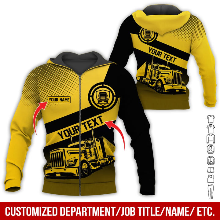 Customized Truck Driver Uniform Full Color All Over Printed Clothes AD156