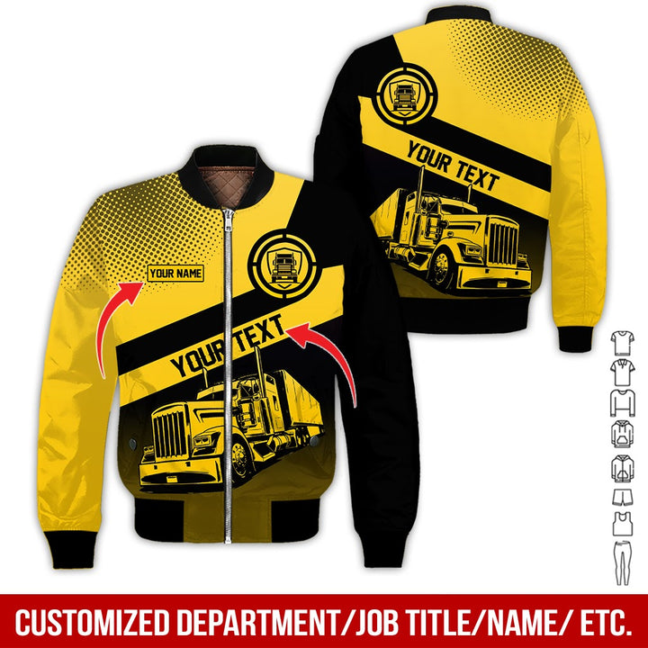 Customized Truck Driver Uniform Full Color All Over Printed Clothes AD156