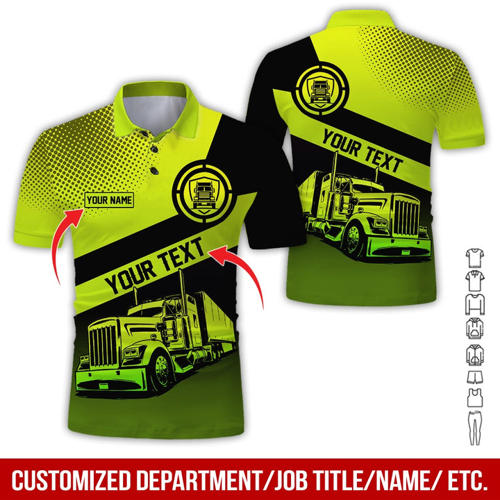 Customized Truck Driver Uniform Full Color All Over Printed Clothes AD156
