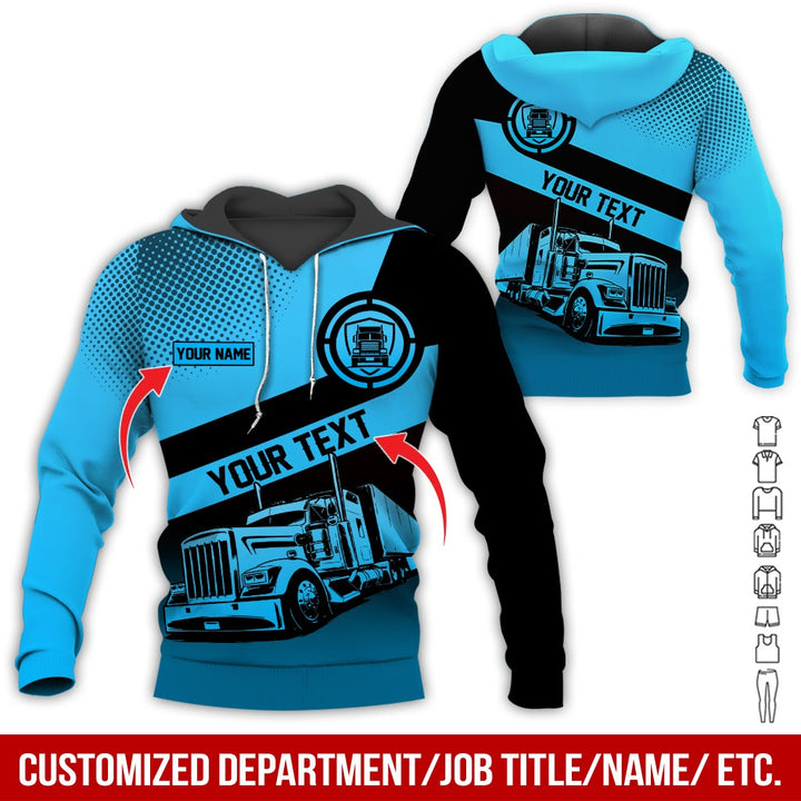 Customized Truck Driver Uniform Full Color All Over Printed Clothes AD156