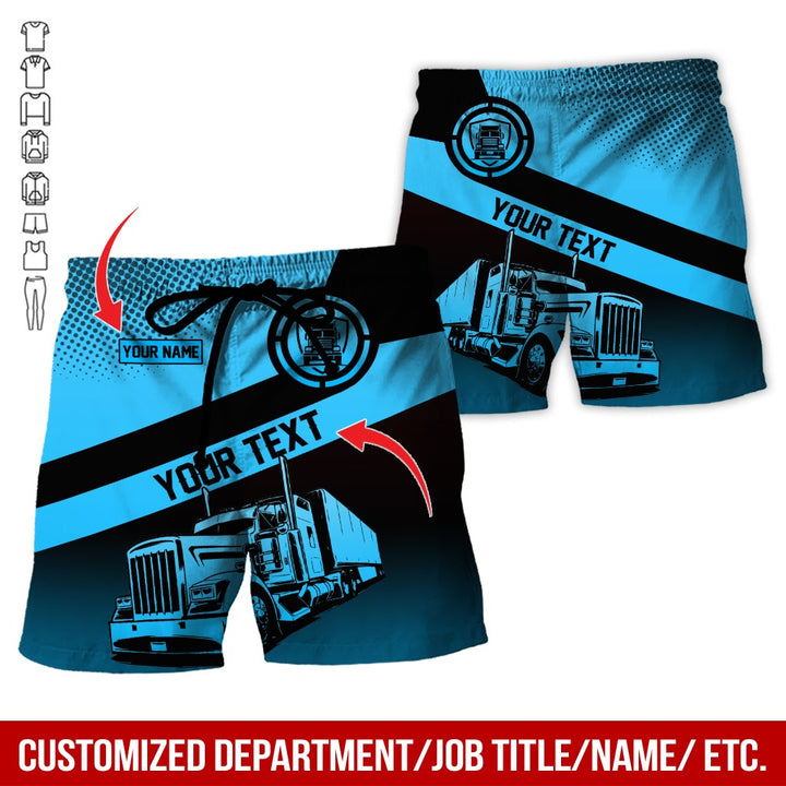 Customized Truck Driver Uniform Full Color All Over Printed Clothes AD156