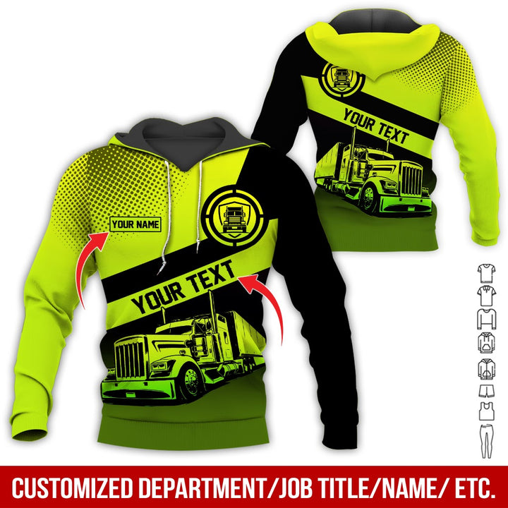 Customized Truck Driver Uniform Full Color All Over Printed Clothes AD156
