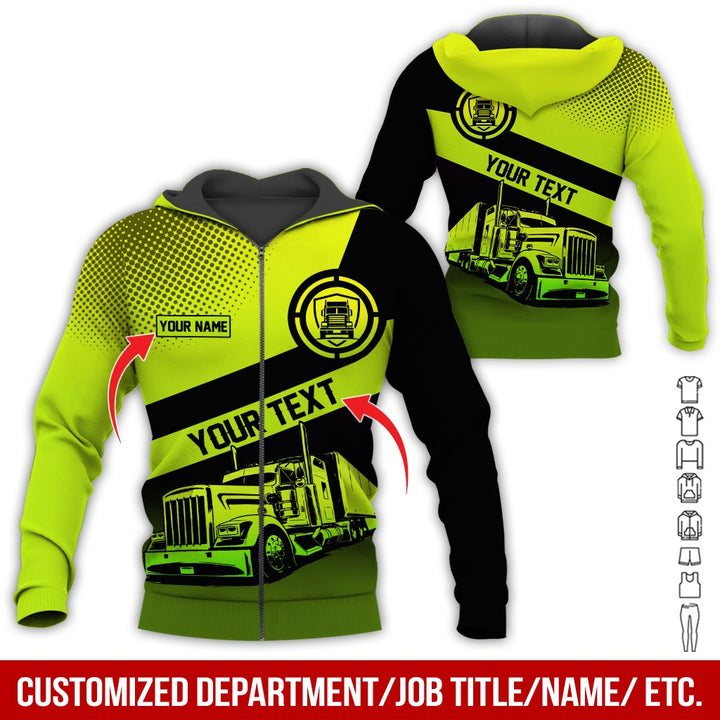 Customized Truck Driver Uniform Full Color All Over Printed Clothes AD156