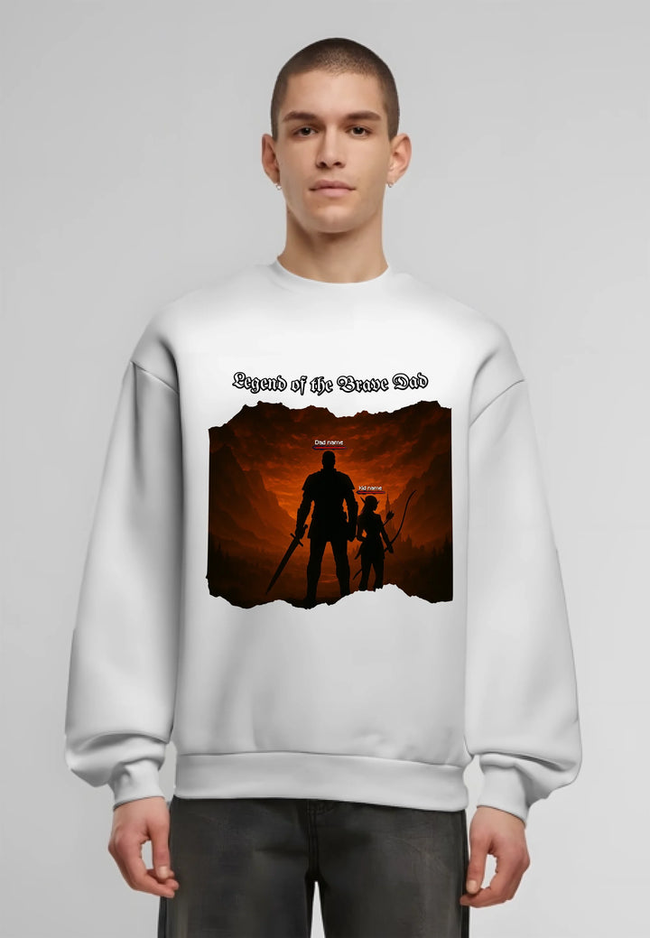 Legend Of The Brave Dad - Personalized Shirt - Gift For Dad