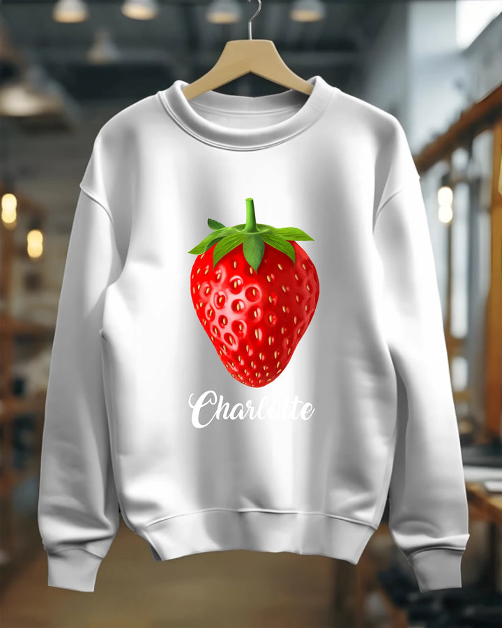 Just A Fruit Lover  - Personalized Shirt - Featuring Custom Name and Fruit Art