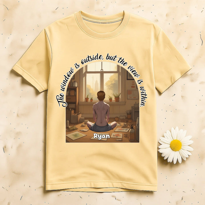 Stillness in the City – A Moment of Inner Peace – Personalized Shirt