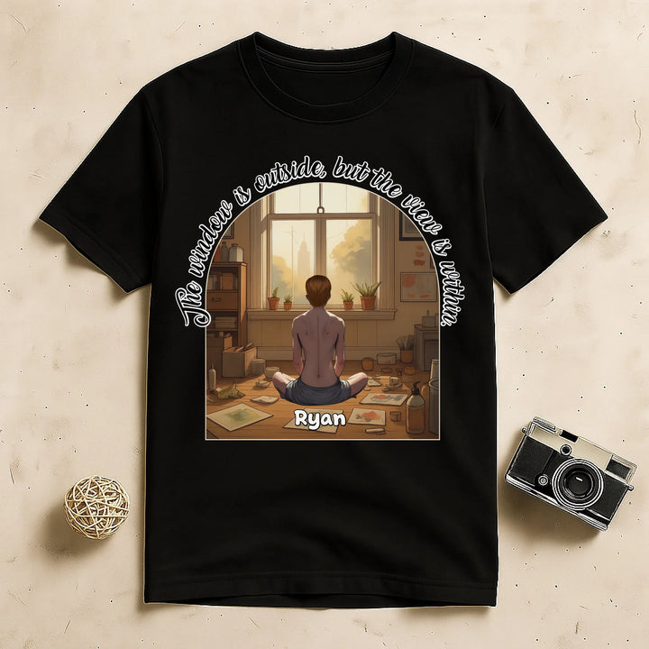 Stillness in the City – A Moment of Inner Peace – Personalized Shirt