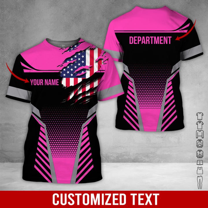 Custom Workwear Style 3D All Over Printed Clothes DV898