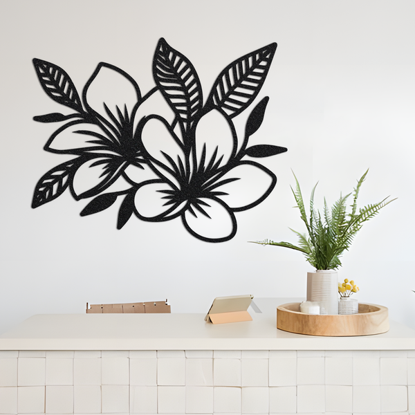 Flowers Metal Sign / Flower Metal Wall Decor / Flower Wall Decor Signs / Home Decor / Flower Wall Decor