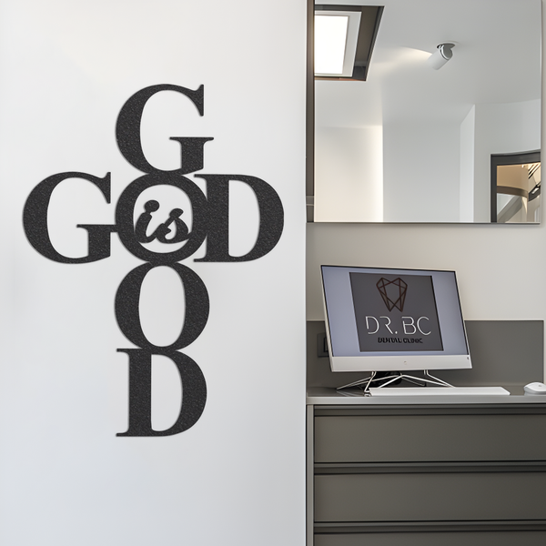 God is Good Metal Wall Art / God Wall Decor / Metal Wall Decor / Home Decor / God is Good Home Decor / Metal Wall Art