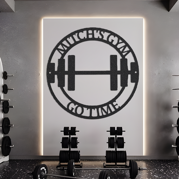 Home Gym Sign,Custom Gym sign name,Sign with LED Lights,Fitness Sign,Cross fit sign,Power lifting Sport,Workout Room,Weight Lifting,Home Gym