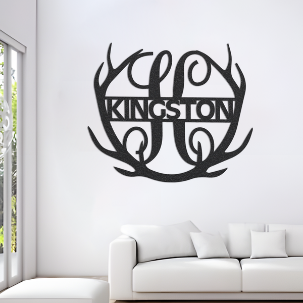 Metal Monogram Sign, Custom Metal Sign, Metal Name Sign, Initial Sign, Baby Monogram, Metal Monogram Letters, Metal Gift, Home Decor