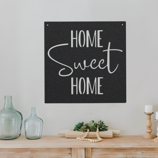 Home Sweet Home Metal Sign, Home Sweet Home Wall Decor, Home Sweet Home, Home Sign, Farmhouse Wall Decor, Housewarming Gift, Closing Gift