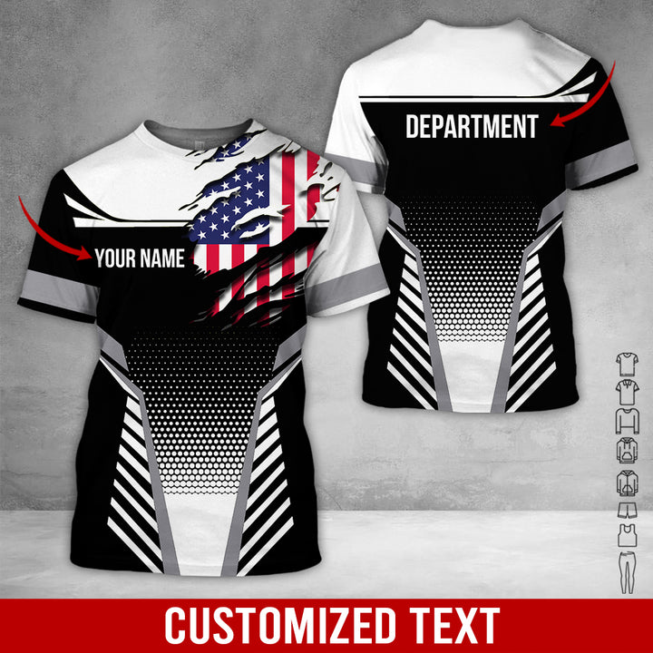 Custom Workwear Style 3D All Over Printed Clothes DV898