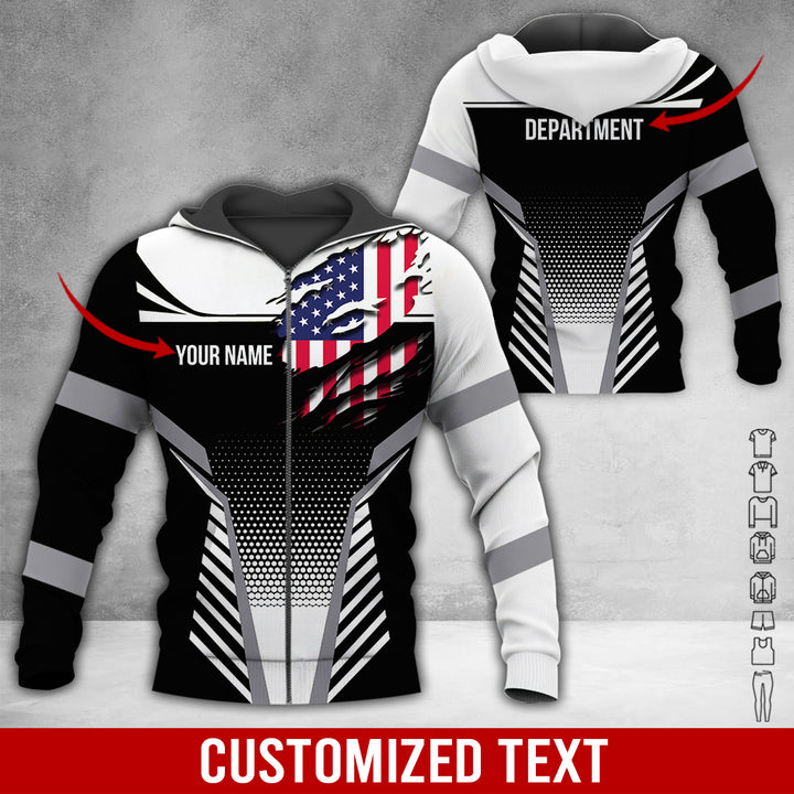 Custom Workwear Style 3D All Over Printed Clothes DV898