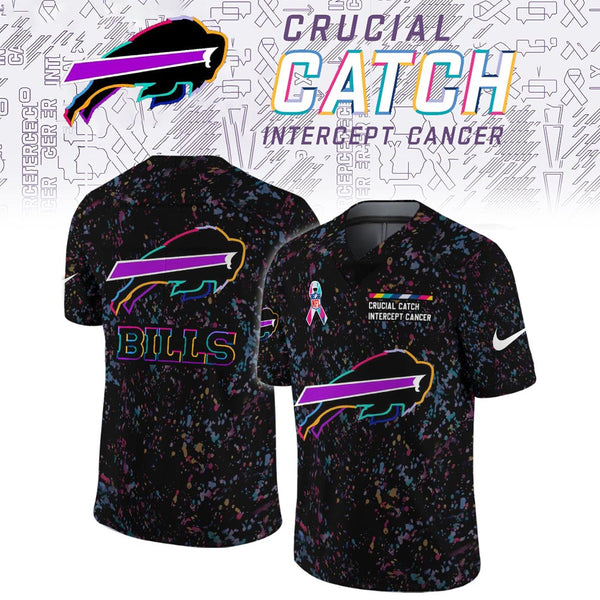 Buffalo Bills Crucial Catch Limited Football Jersey