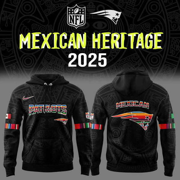 New England Patriots Mexican Heritage Combo Hoodie - MQ40