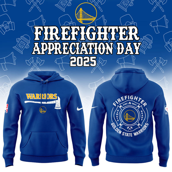 Golden State Warriors Warriors Firefighter Application Day 2025 Combo Hoodie - JT59