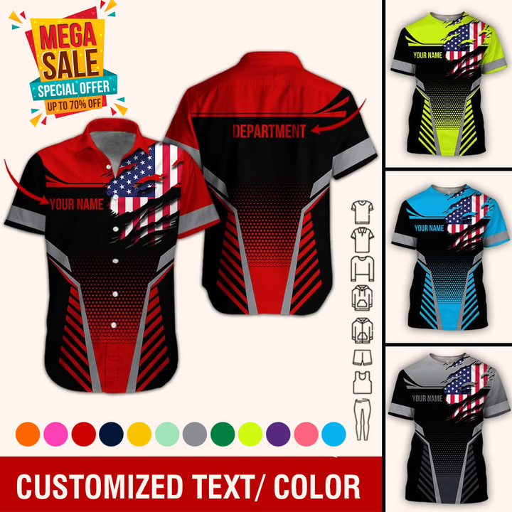 Custom Workwear Style 3D All Over Printed Clothes DV898