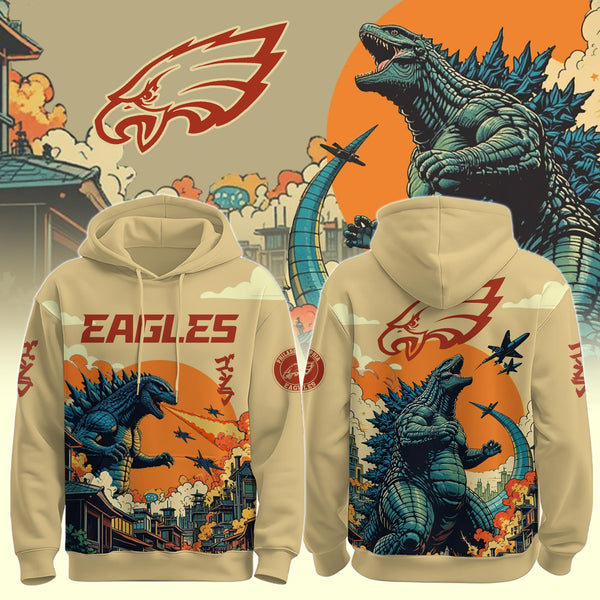 PHI Eagles Special Godzilla Limited Edition Hoodie