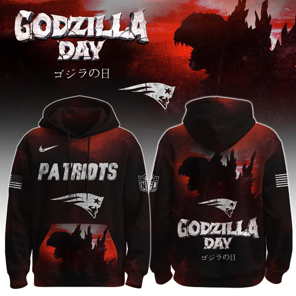 New England Patriots x Happy Godzilla Day Hoodie Limited Edition - WU47